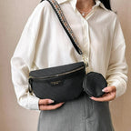 Sac femme luxueux de forme banane
