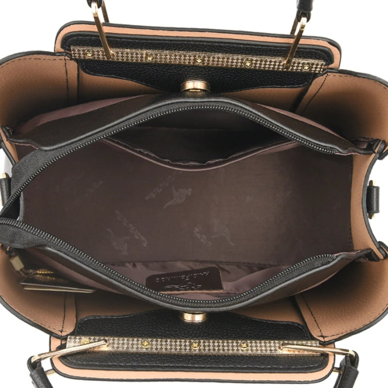 Sac femme noir à porter à la main