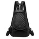 Kompakte Rucksack-Handtasche Für Damen In Schwarz