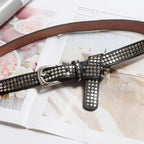 Sac femme noir façon ceinture