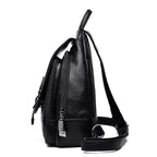 Sac femme noir vintage à main et à dos