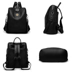 Sac femme raffiné noir à porter à main ou au dos