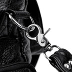 Sac femme tendance à double porté en simili main et dos