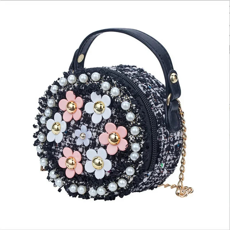Sac floral pour jeune fille avec bandoulière