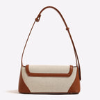 Sac format baguette en simili avec sangle réglable