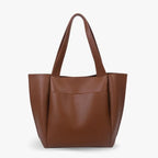 Sac format cabas noir à main