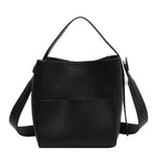Sac forme seau couleur marron pour femme