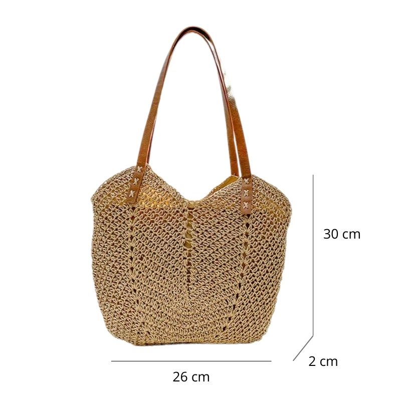 Sac fourre-tout à main de style bohème chic