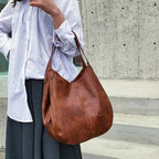 Sac fourre-tout en simili flexible à main