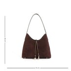 Sac fourre-tout marron de forme baguette