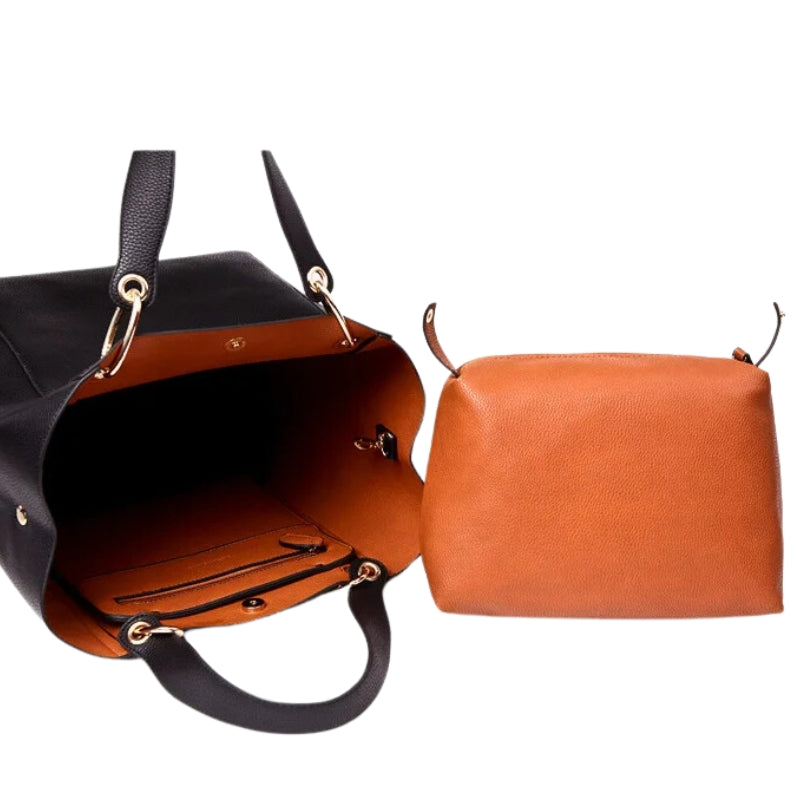 Sac fourre-tout porté main façon cabas