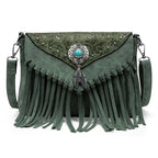 Sac frangé façon bohème