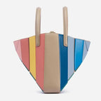 Sac géométrique à main au design audacieux