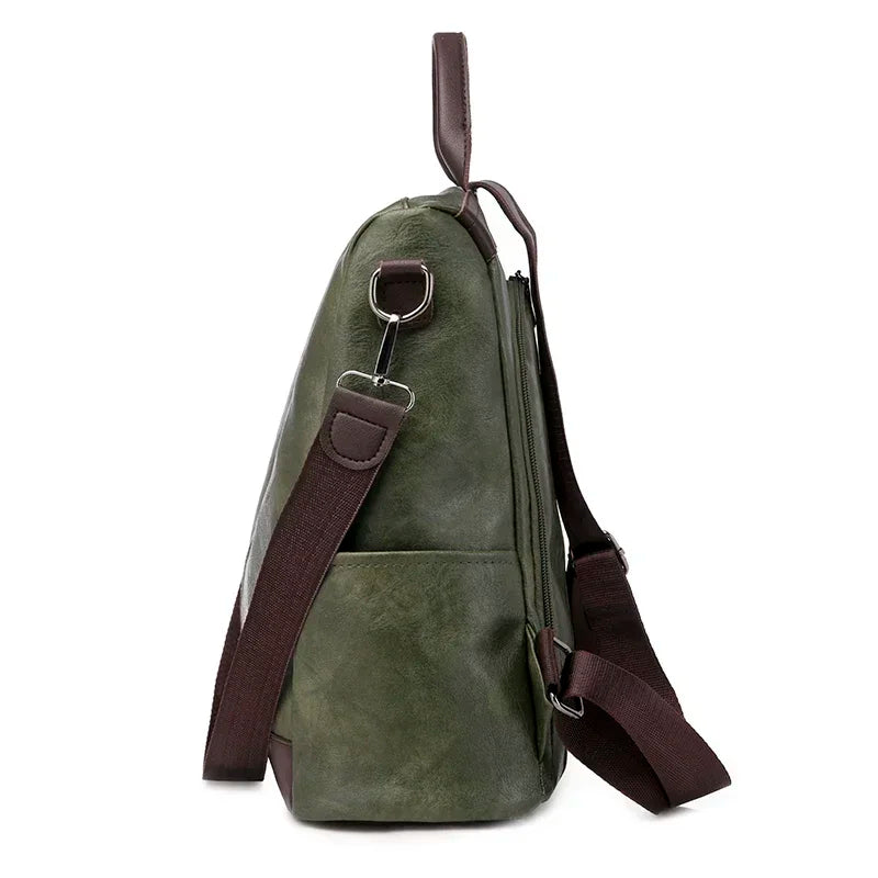 Sac kaki féminin élégant porté main ou dos