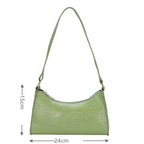 Sac luxueux au format baguette matelassé