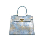 Sac luxueux au motif crocodile abstrait