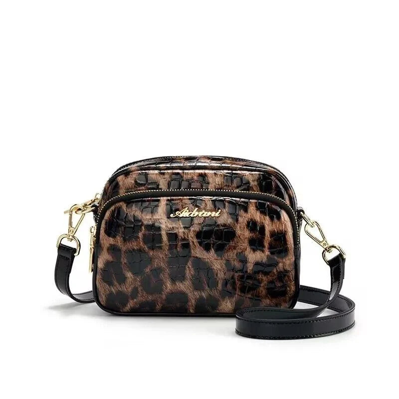 Sac luxueux pour la main, imprimé léopard