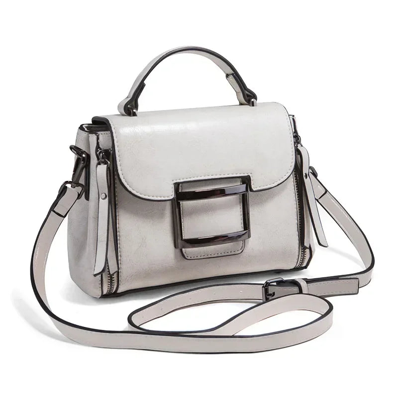 Sac marron à bandoulière femme de style vintage