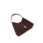Sac marron baguette façon fourre-tout