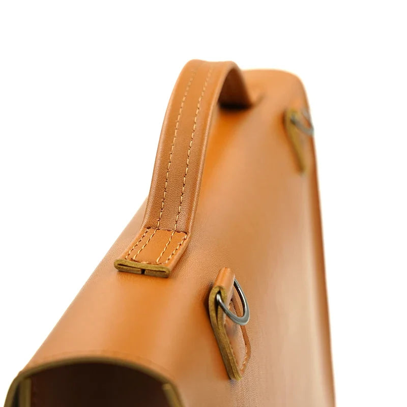 Sac marron résistant à l’eau pour ordinateur femme