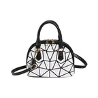 Sac matelassé à motifs géométriques