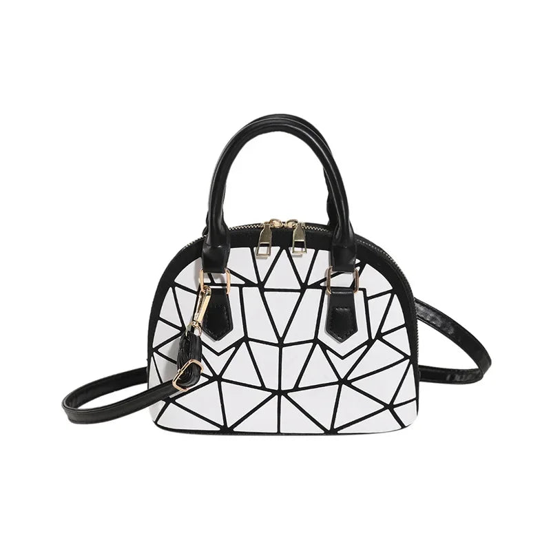 Sac matelassé à motifs géométriques