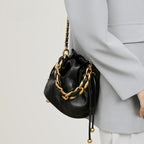 Sac matelassé noir style bourse