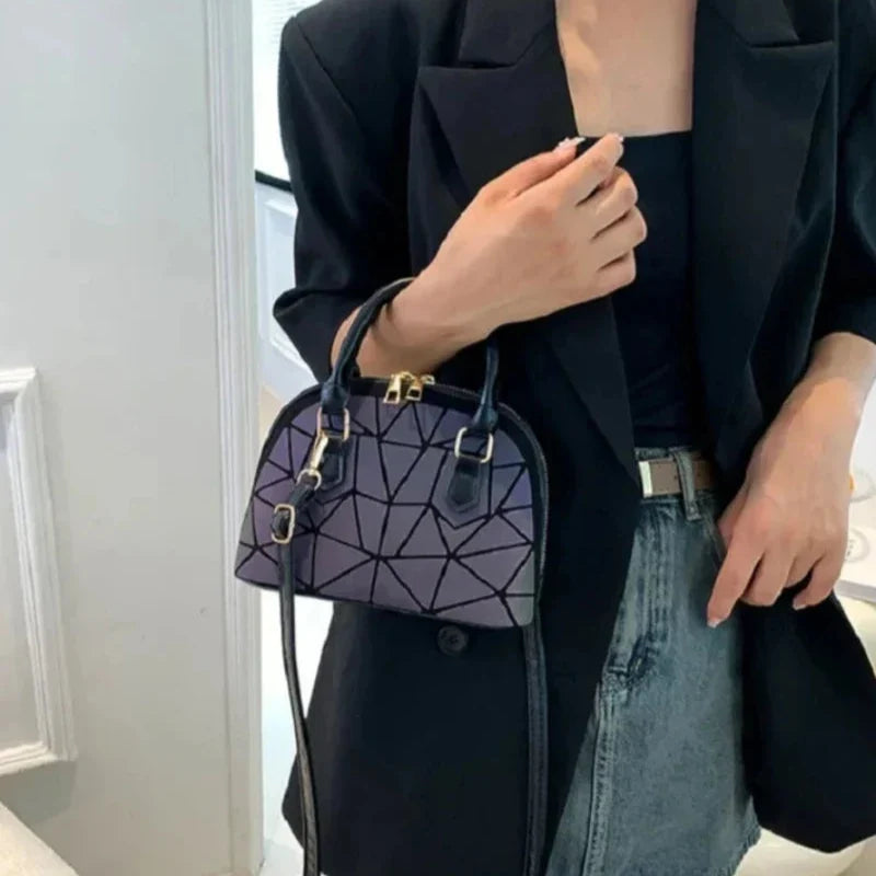 Sac matelassé orné de motifs géométriques