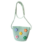 Sac matière paille destiné aux petites filles