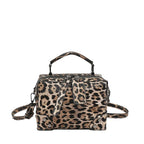 Sac moderne à bandoulière avec motif léopard