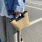 Sac moderne tissé au style chic