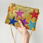 Sac multicolore orné de motifs d’étoiles