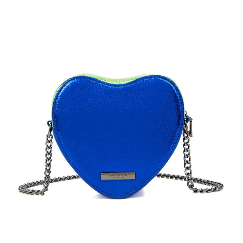 Sac multicolore porté à la main au design cœur