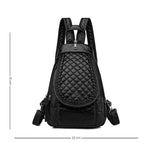 Sac noir pour femme, porté main ou dos
