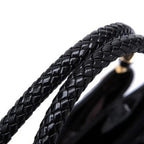 Sac noir style croco