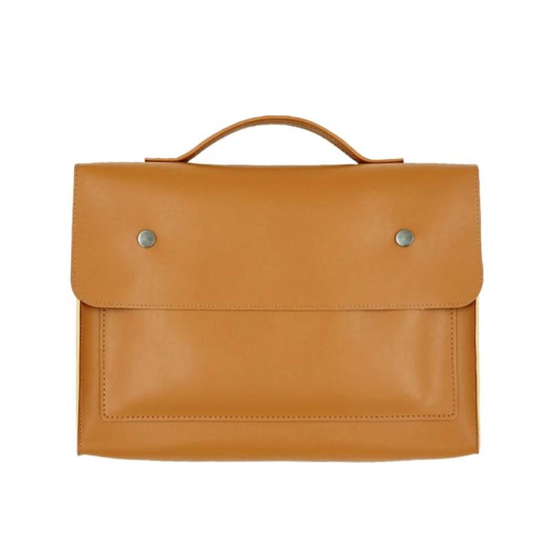 Sac ordinateur marron étanche pour femme