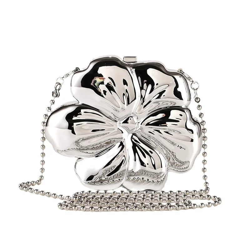 Sac original brillant au design floral
