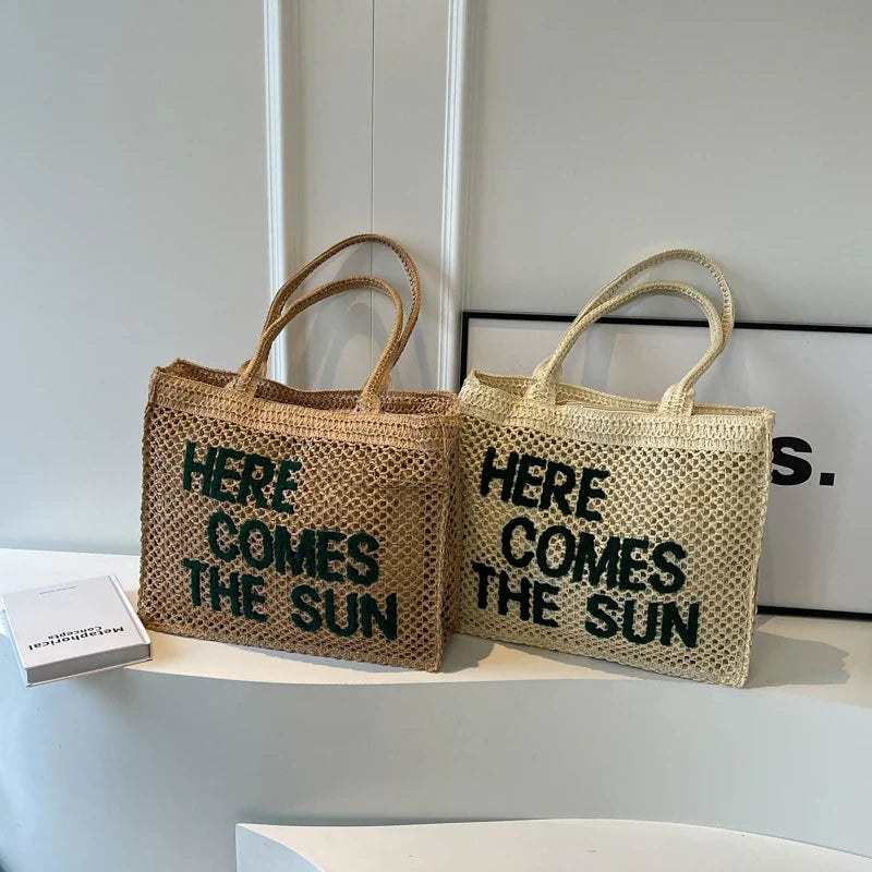 Sac original conçu en paille