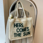 Sac original confectionné en paille