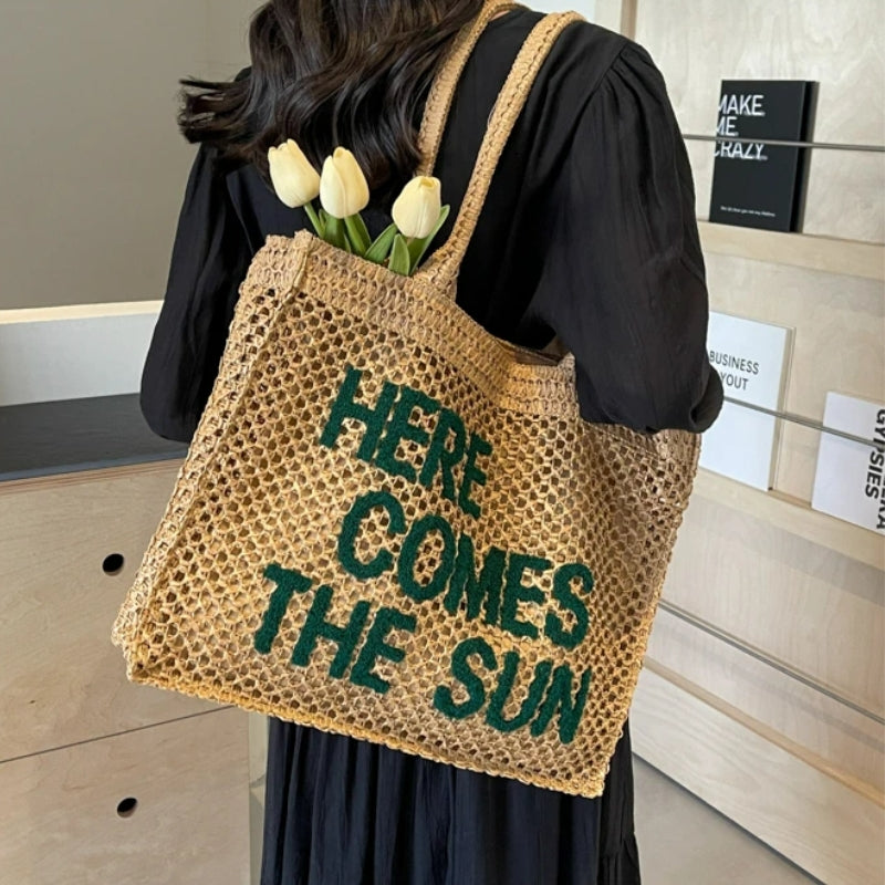 Sac original en matière paille