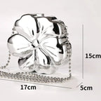 Sac original et scintillant au motif fleur