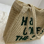 Sac original réalisé en paille