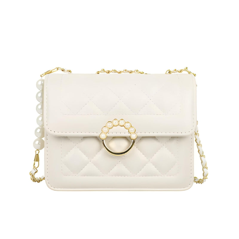 Sac orné de perles à main avec matelassage