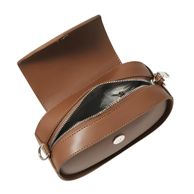 Sac ovale avec port en bandoulière