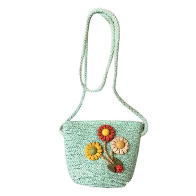Sac paille pour enfant fille
