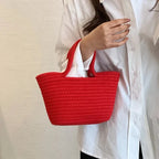 Sac panier coloré au style tendance