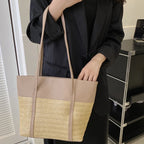 Sac panier en osier à porter à la main