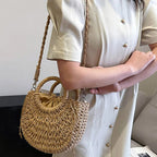 Sac panier fait de paille