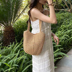 Sac panier souple à main et pratique