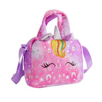 Sac peluche licorne destiné aux filles